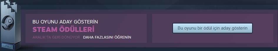 Steam Ödülleri Nedir? - Oyunu Aday Gösterme