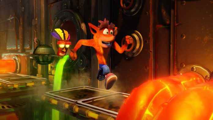 Daha çok Crash Bandicoot oyunu görebiliriz