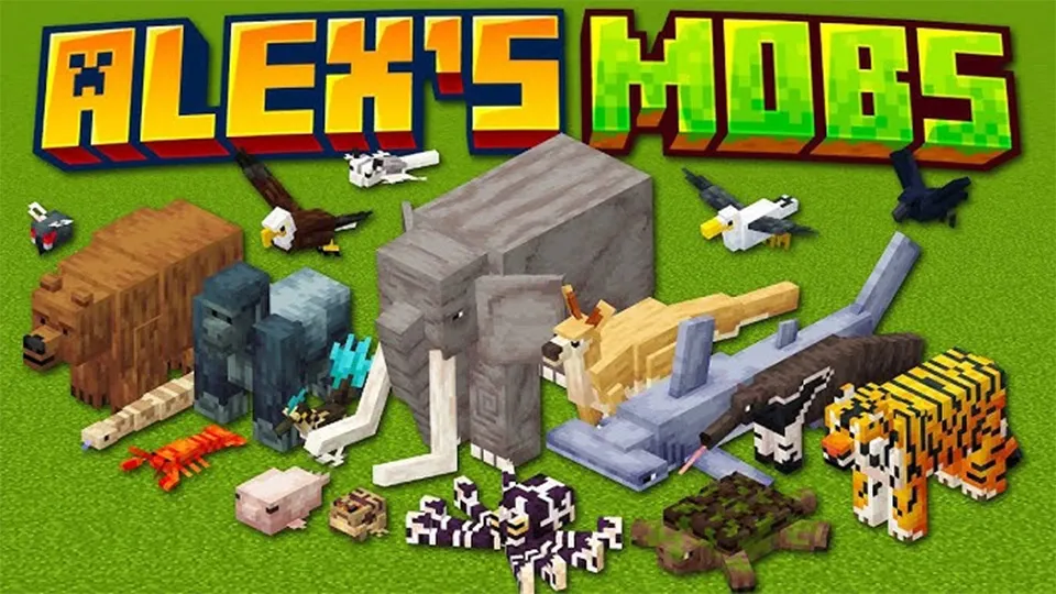 Minecraft-Modlari-Alexs-Mobs