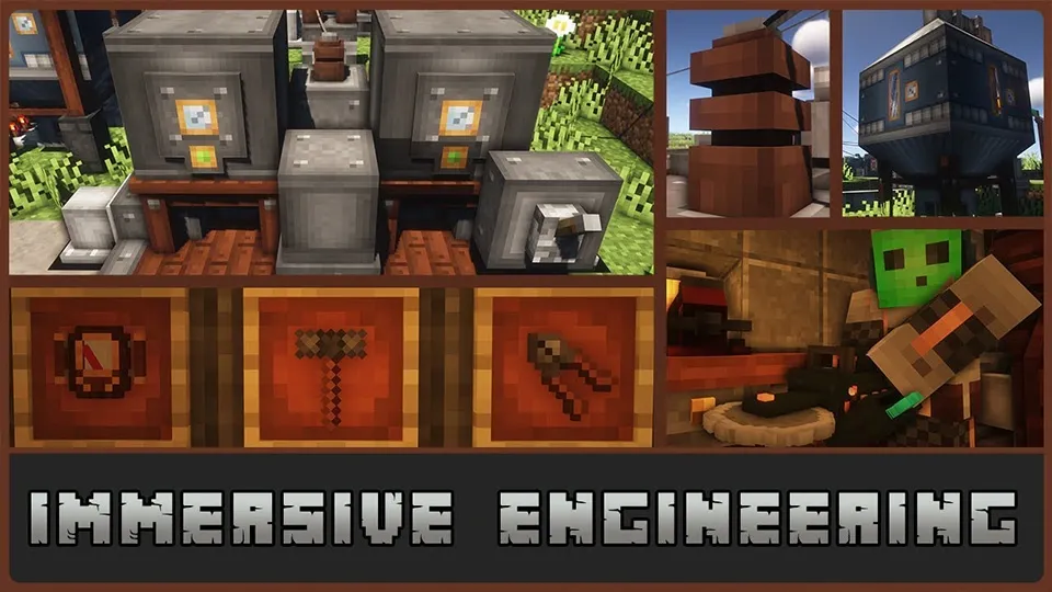 Minecraft Modları Immersive Engineering (1.19+ – 1.21+)