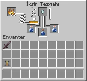 Minecraft İksir Rehberi - Ghast Gözyaşı (Ghast Tear) ile Can Yenileme İksiri Hazırlama