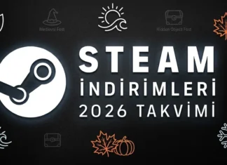 Steam indirimleri 2026 Takvimi: Yaz, Sonbahar ve Kış İndirimleri Ne Zaman? Steam 2026 indirim takvimi ve mevsimsel satış tarihleri görseli