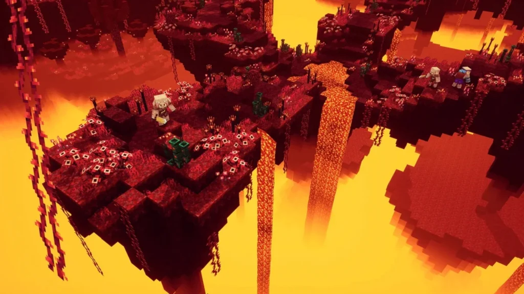 Minecraft Nether rehberi Crimson Forest
